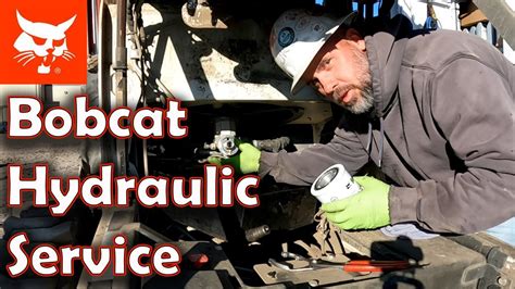 how to change hydraulic fluid in bobcat skid steer|bobcat hydraulic fluid for sale.